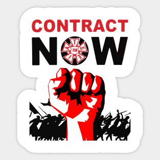 Contract now Sticker